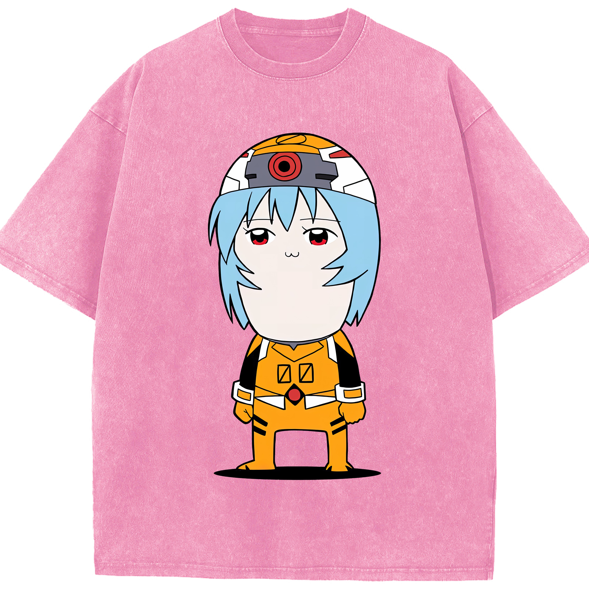 （画像用） EVA 新世紀エヴァンゲリオン 綿100% ヴィンテージ風 半袖Tシャツ（フロントプリント）